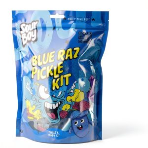 Sourboy Blue Raspberry Pickle Snack Kit – Sweet & Spicy Party Pack-0