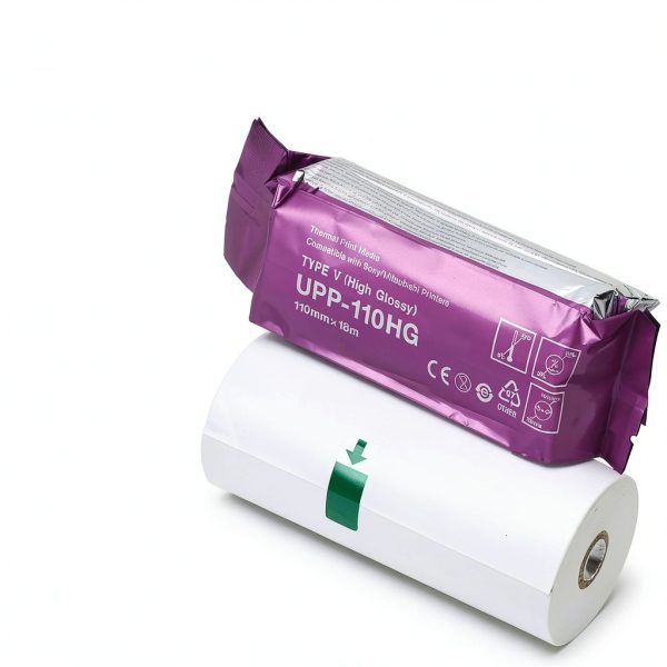 UPP-110HG(High Gloss) Compatible for Sony, Type V Ultrasound Paper 110 Film/Media,110mm x 18m 10 Rolls-6